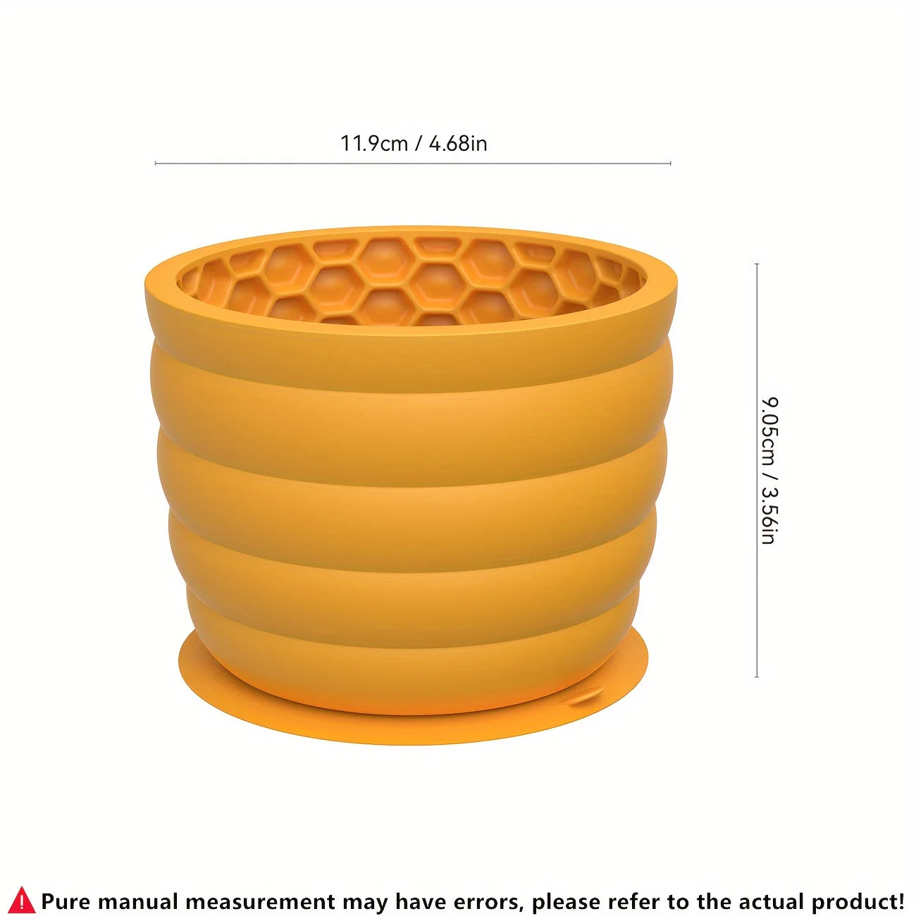 Silicone Slow Feeder Pet Bowl with Anti-Slip Base