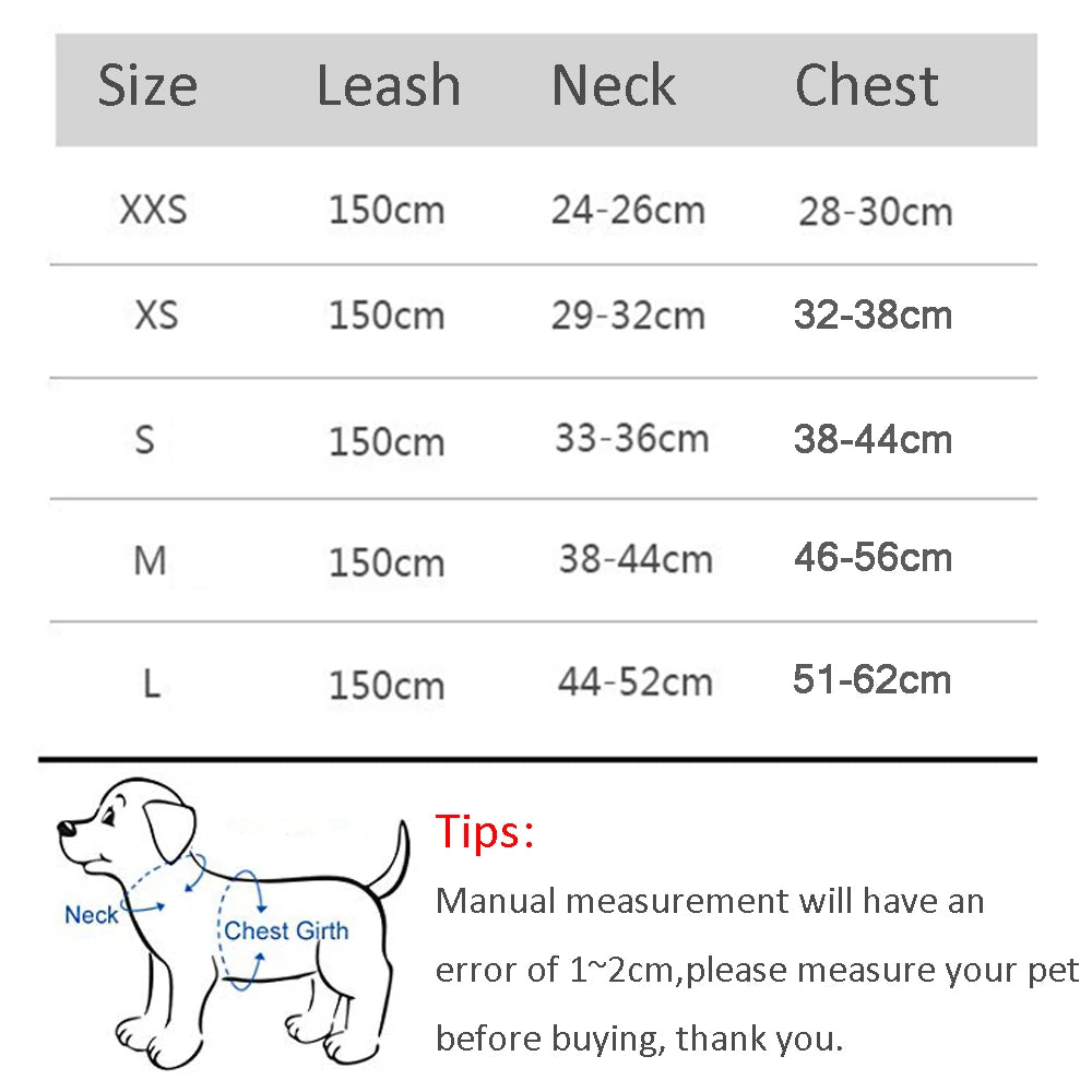 Adjustable Harness Leash Set for Small Pets