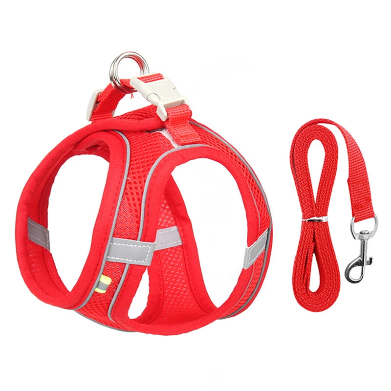Adjustable Harness Leash Set for Small Pets