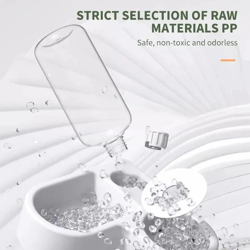 Automatic Pet Feeder & Waterer: Dual Bowl