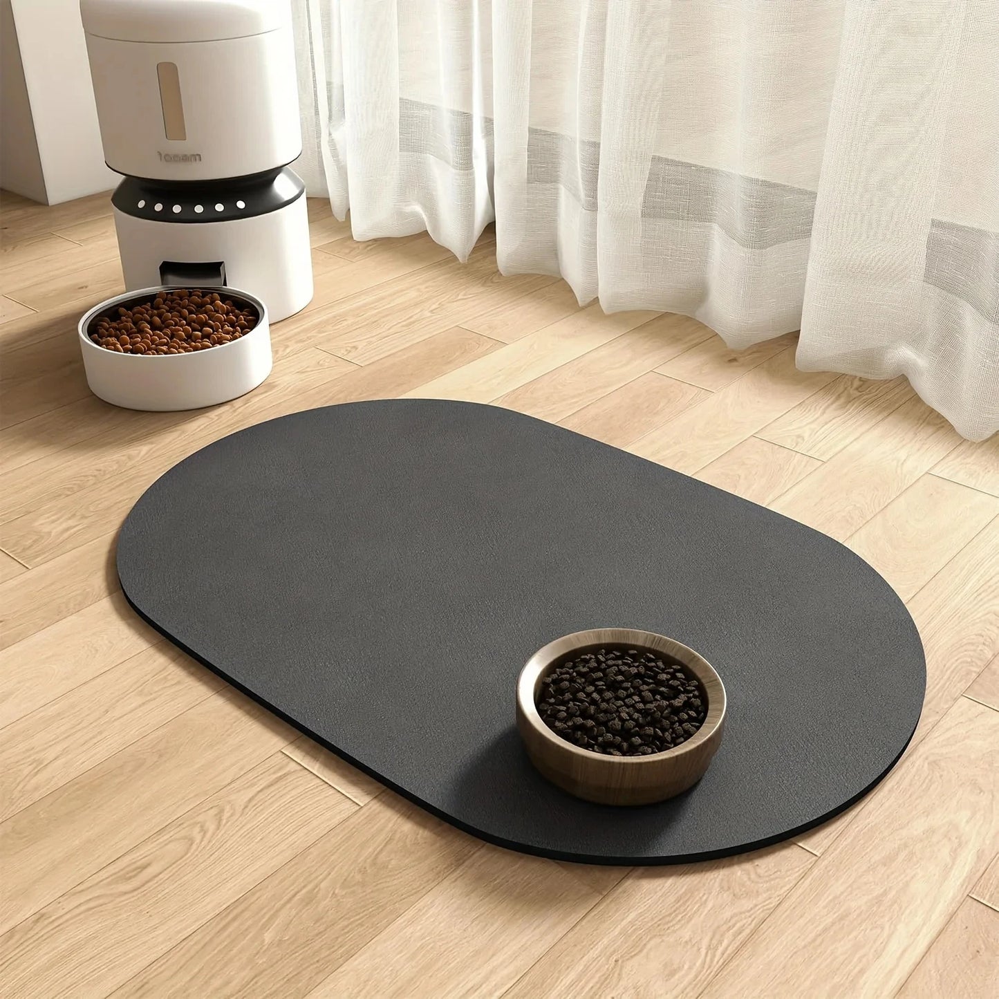 Non-Slip Oval Feeding Mat