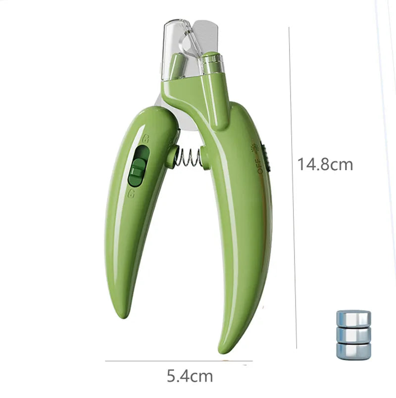Professional Pet Nail Clipper with Led Light