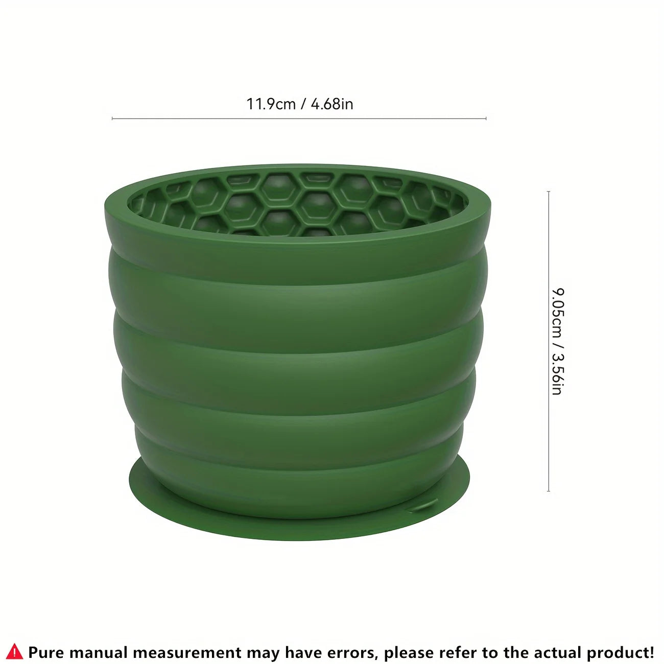 Silicone Slow Feeder Pet Bowl with Anti-Slip Base