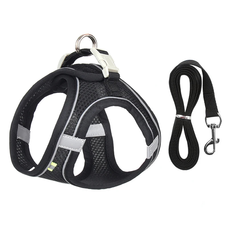 Adjustable Harness Leash Set for Small Pets