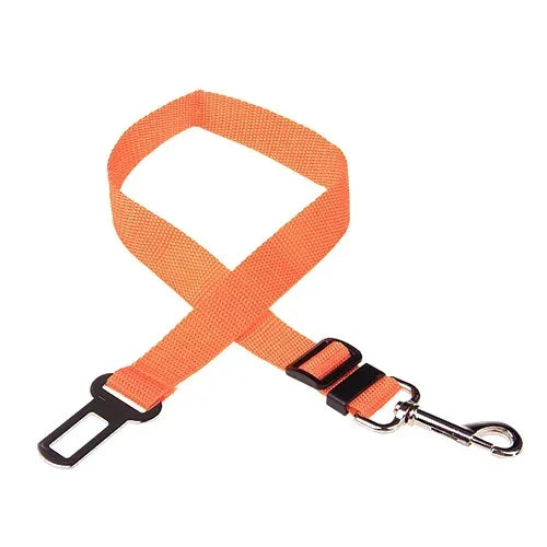 Adjustable Pet Car Seat Belt with Harness Lead Clip