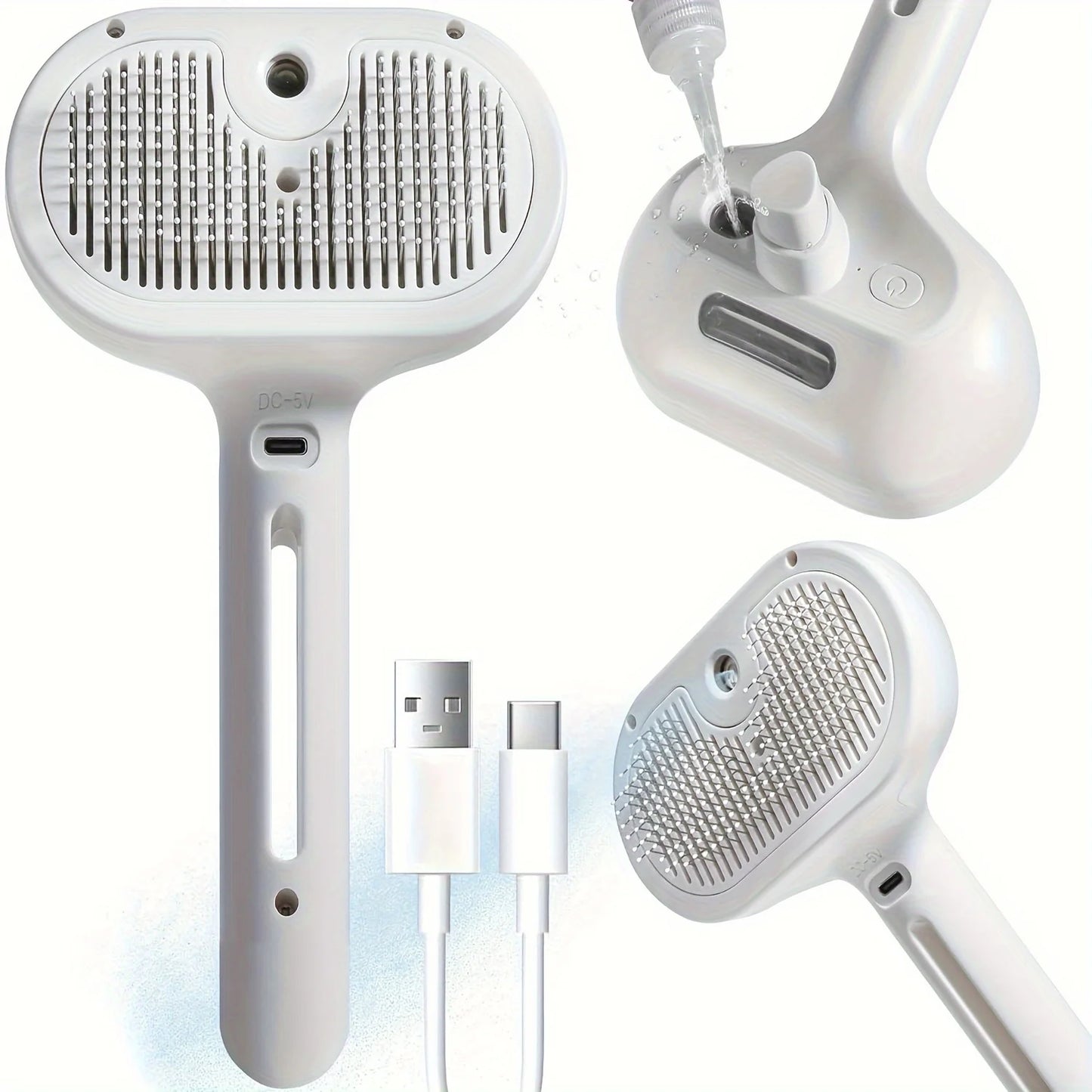 Pet Spray Steam Brush