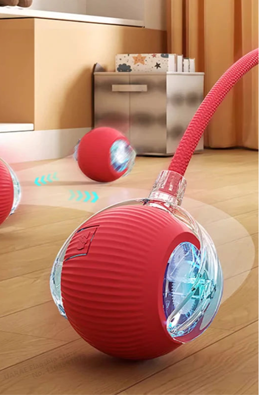 Interactive Automatic Rolling Ball Toy for Pets - 360° Smart Electric Pet Toy