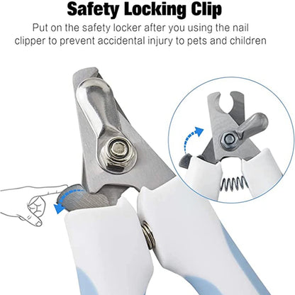 Professional Pet Nail Clipper with Safety Lock