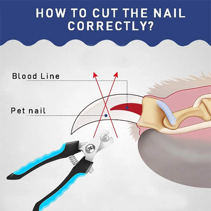 Pet Nail Clipper with Safety Guard