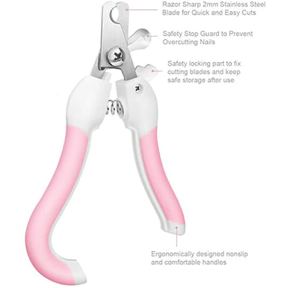Professional Pet Nail Clipper with Safety Lock