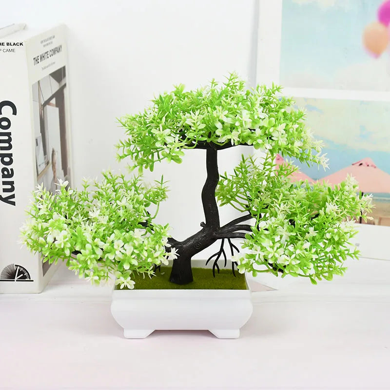 Artificial Bonsai Tree Pot for Home Decoration