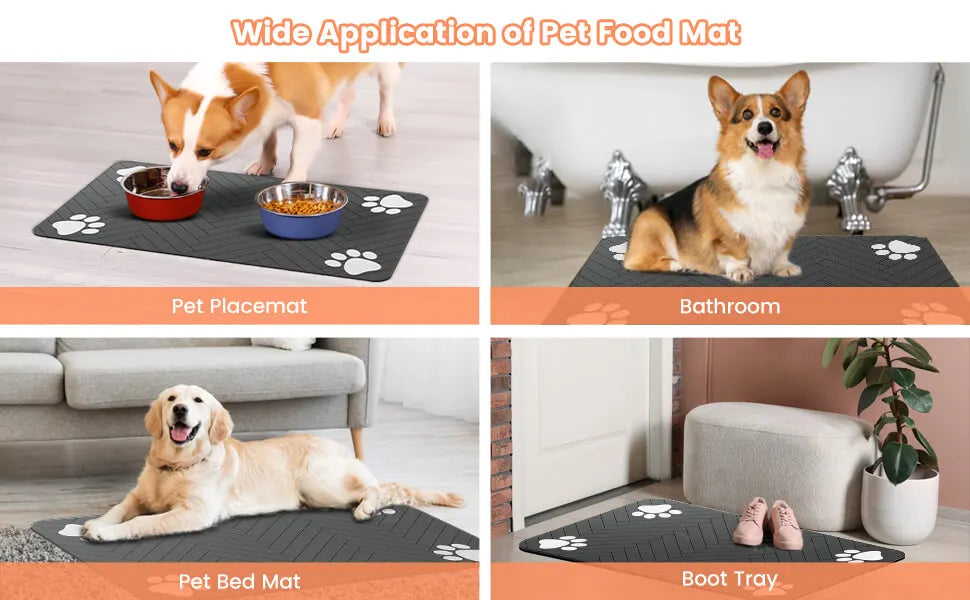 Non-Slip Pet Feeding Mat