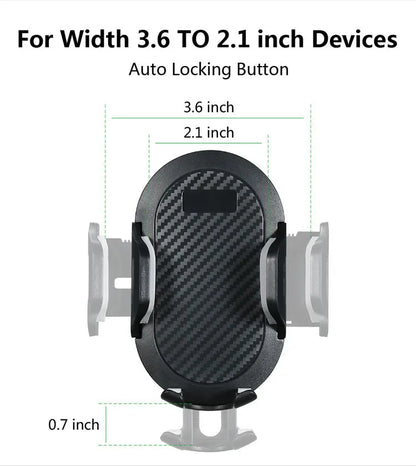 2-in 1 Universal Suction Car Phone Holder Mount