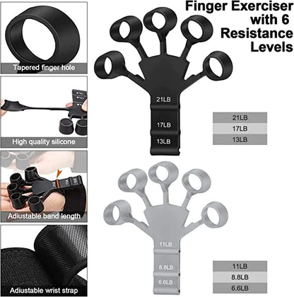 Guitar Finger Trainer & Hand Grip Strengthener