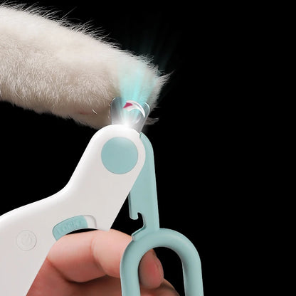 LED Light Pet Nail Clipper Cutter with Safety Lock