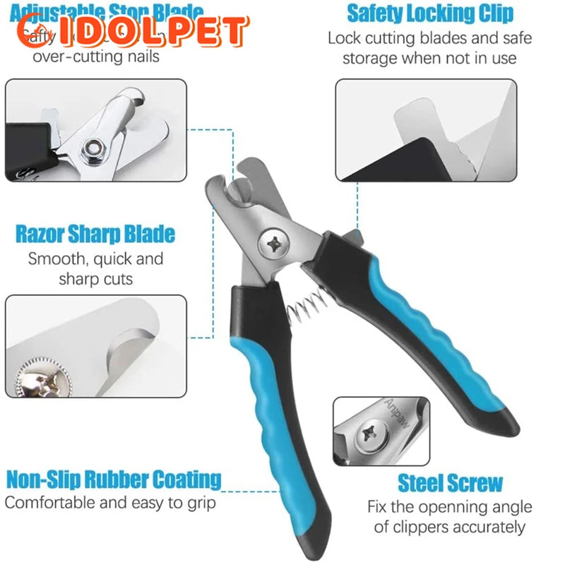 Pet Nail Clipper with Safety Guard