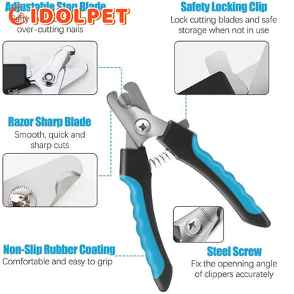 Pet Nail Clipper with Safety Guard