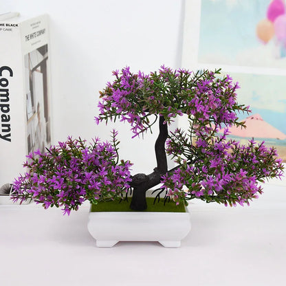 Artificial Bonsai Tree Pot for Home Decoration