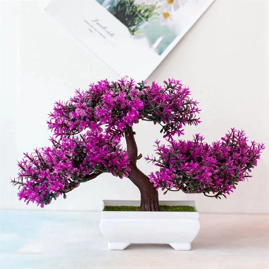 Artificial Bonsai Tree Pot for Home Decoration