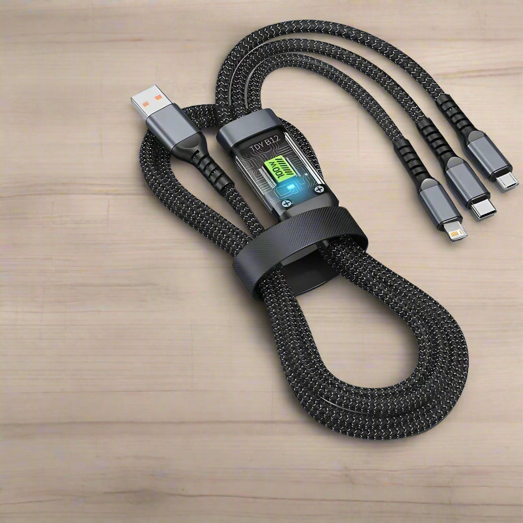 3-in-1  USB-C Fast Charger Cable