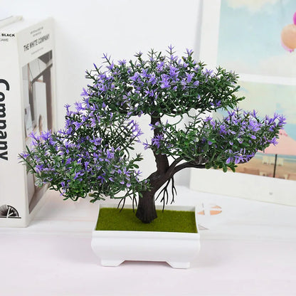 Artificial Bonsai Tree Pot for Home Decoration