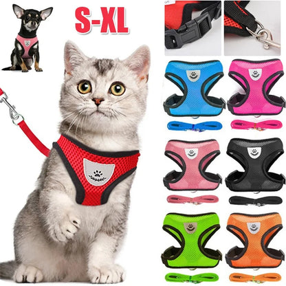 Cat Harness with Adjustable Leash