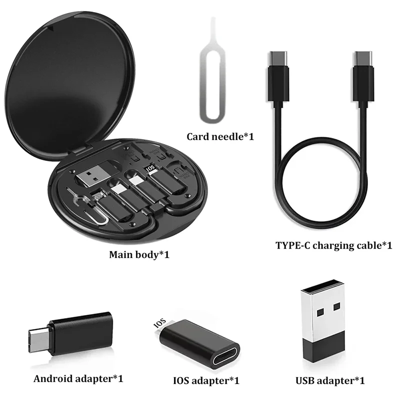 Multi USB Type C to C 60W Charging Adapter Kit