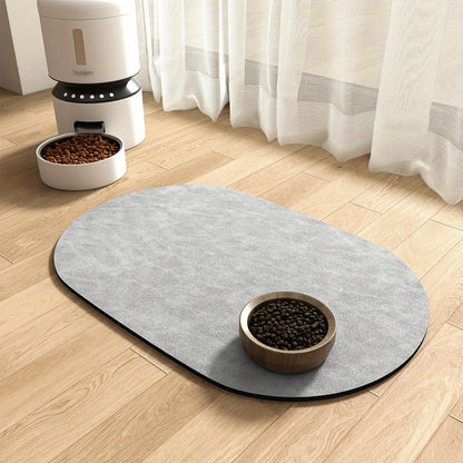 Non-Slip Oval Feeding Mat