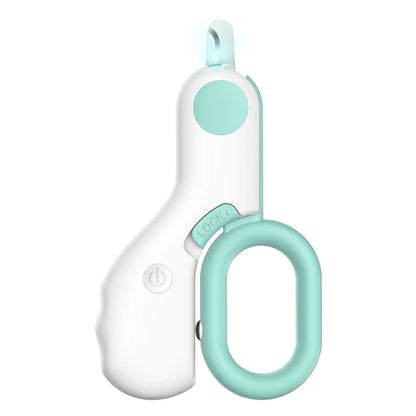 LED Light Pet Nail Clipper Cutter with Safety Lock
