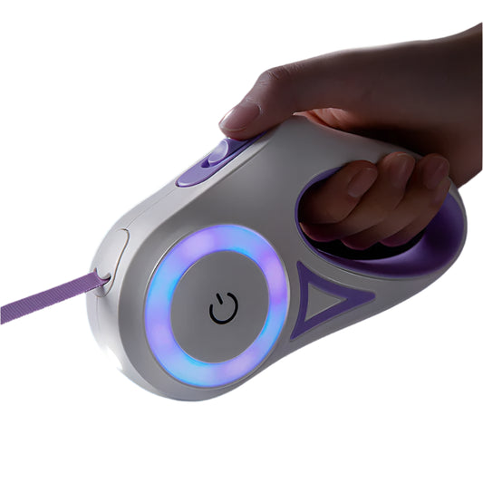 LED Retractable Dog Leash