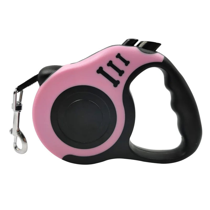 Retractable Dog Leash with Traction Rope