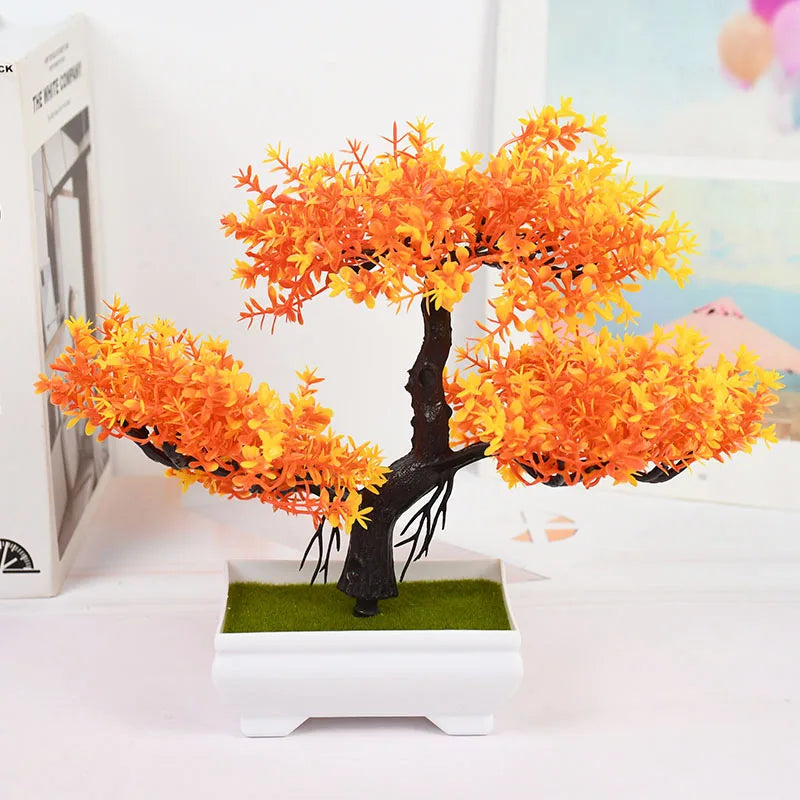 Artificial Bonsai Tree Pot for Home Decoration