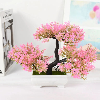 Artificial Bonsai Tree Pot for Home Decoration