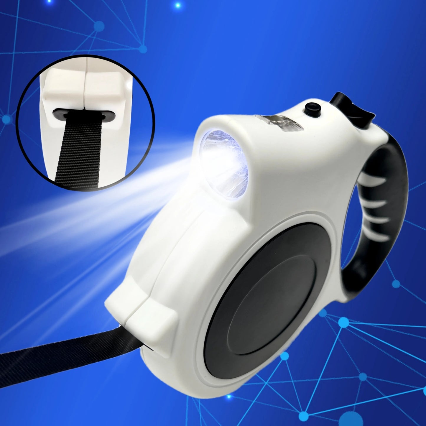 lluminated Retractable Dog Leash- 16ft