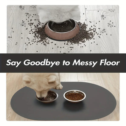 Non-Slip Oval Feeding Mat