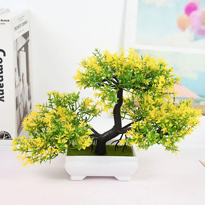 Artificial Bonsai Tree Pot for Home Decoration